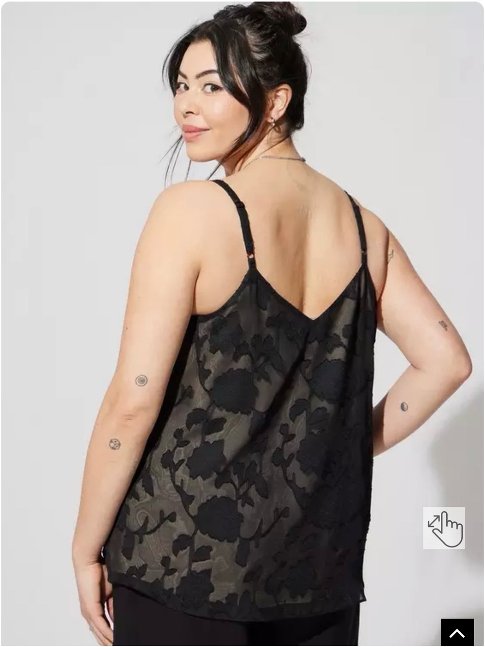 Torrid Sophie Clip Chiffon Swing Cami size 1